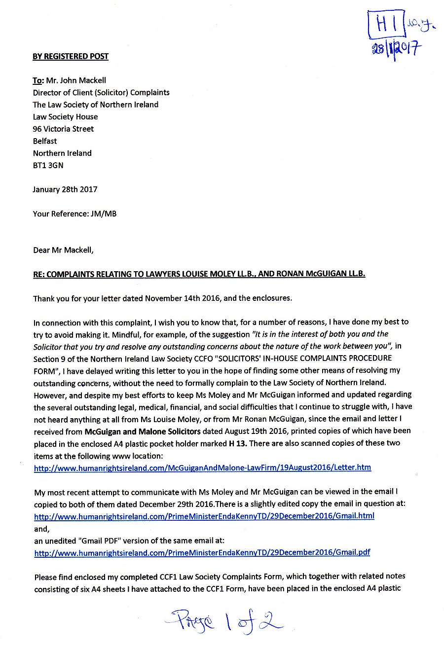 Business Letter Format Ireland Management And Leadership